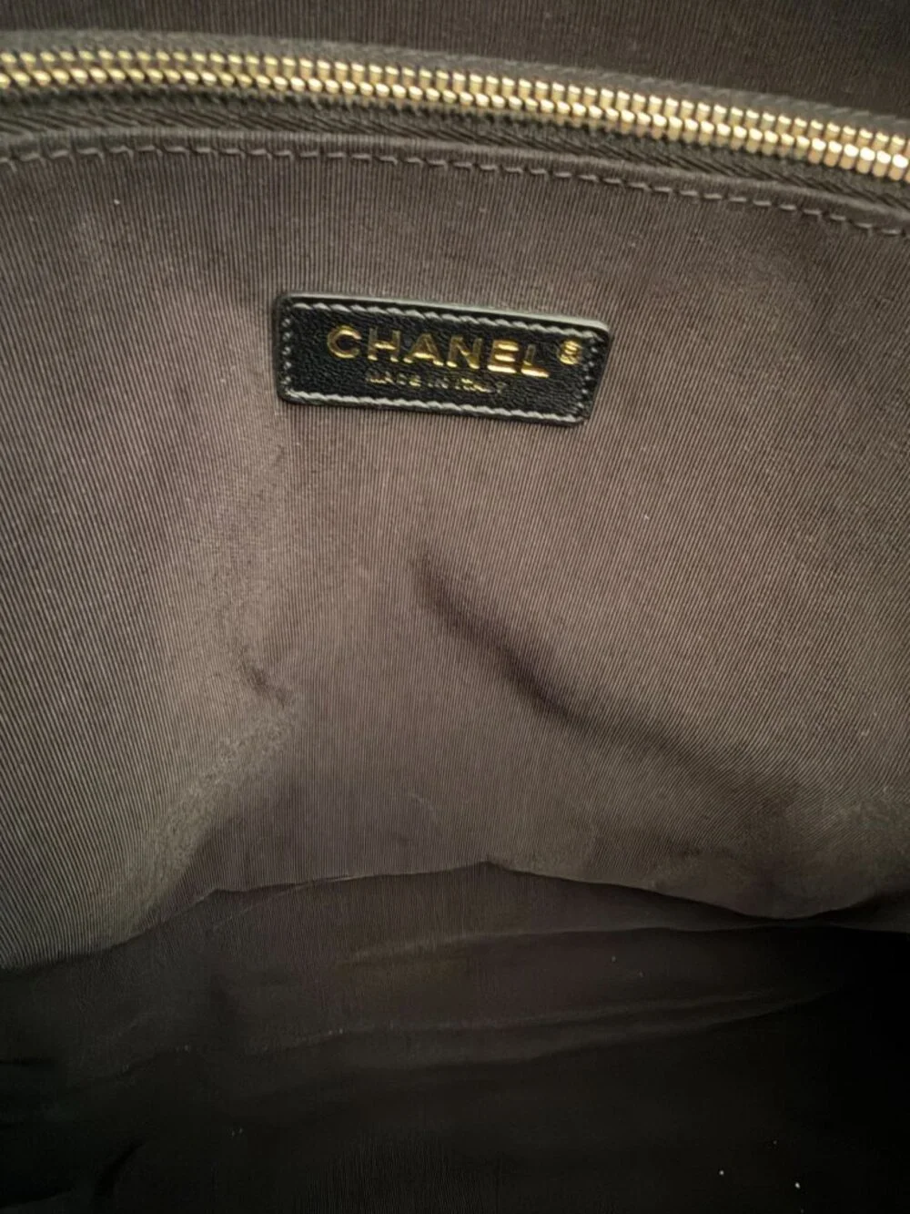 CHANEL 31 Large Shopping Tote Bag Black Quilted Calfskin Leather Gold HW